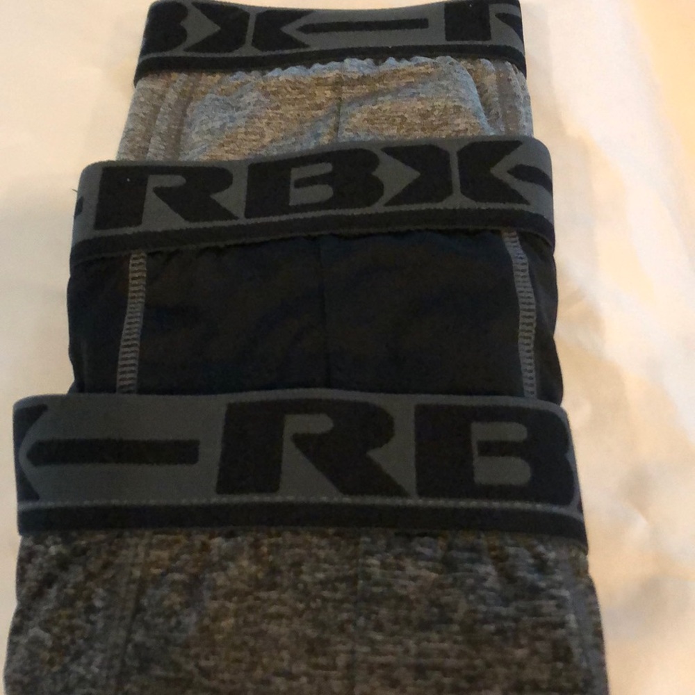 Boxer briefs mens size L 36-38" new RBX 3 pack
